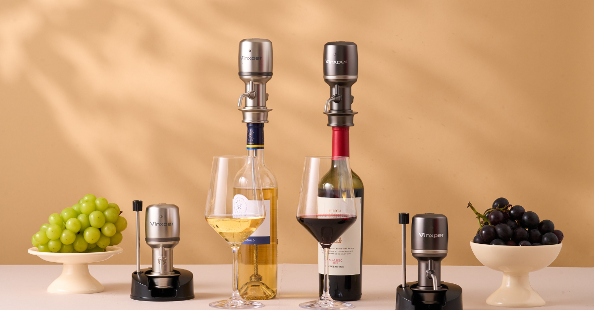 Vinxper Expert 全自動ワインエアレーター Amazon | Vinxper ワインエアレーター 0~4時間調節可能 充電式ワイン
